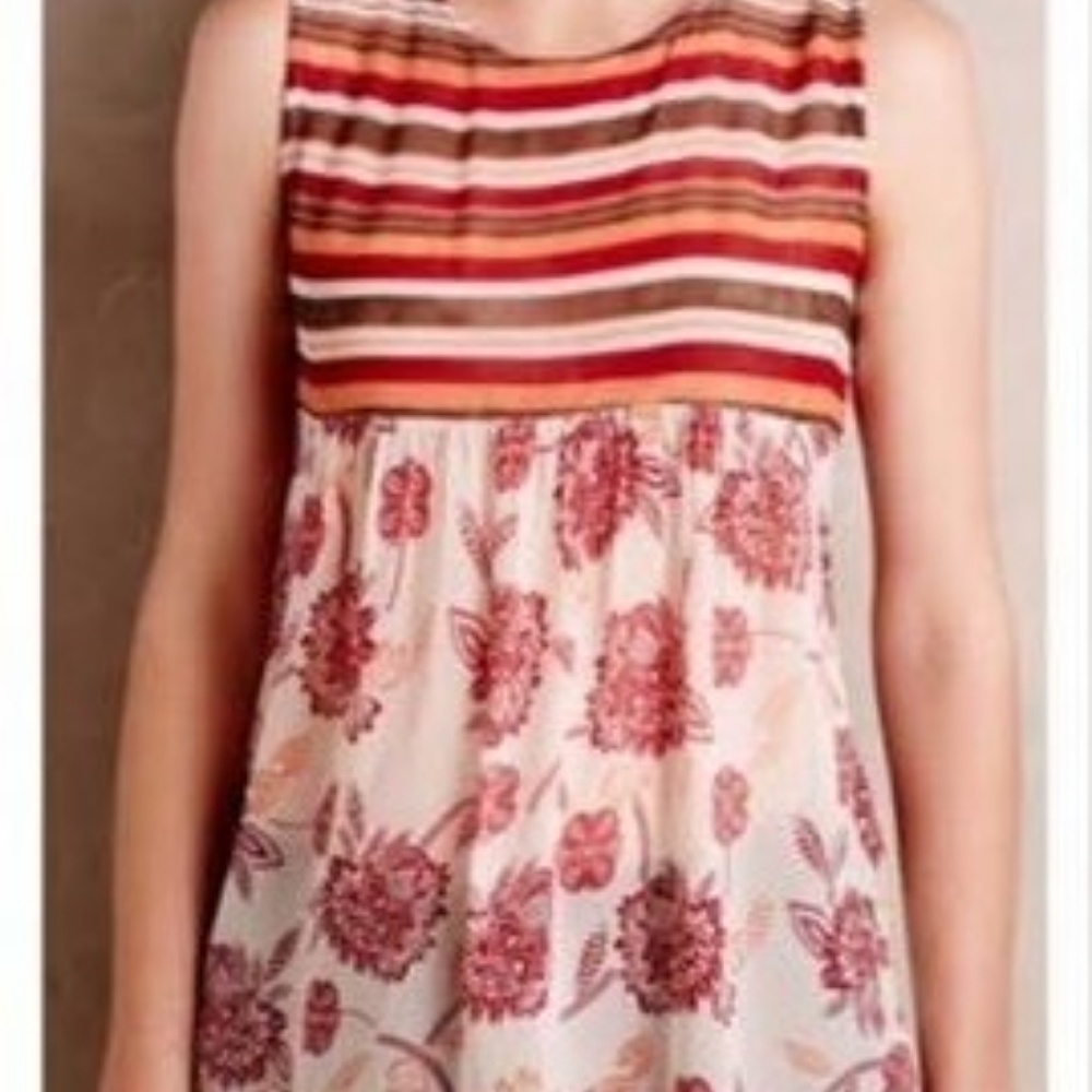ANTHROPOLOGIE One Fine Day Bryony tank Bohemian - Picture 2 of 8